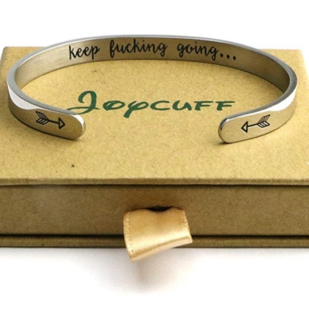 Keep F**king Going bracelet